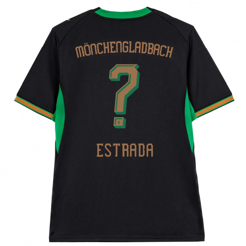 Danxen Dětské Joshua Jong Estrada #0 Černá Oranžová Zelená Hnědá Daleko Hráčské Dresy 2026/27 Dres