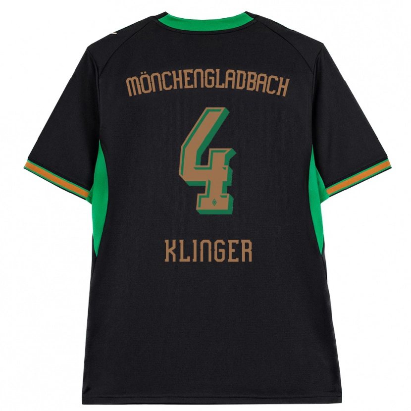 Danxen Dětské Nina Klinger #4 Černá Oranžová Zelená Hnědá Daleko Hráčské Dresy 2026/27 Dres