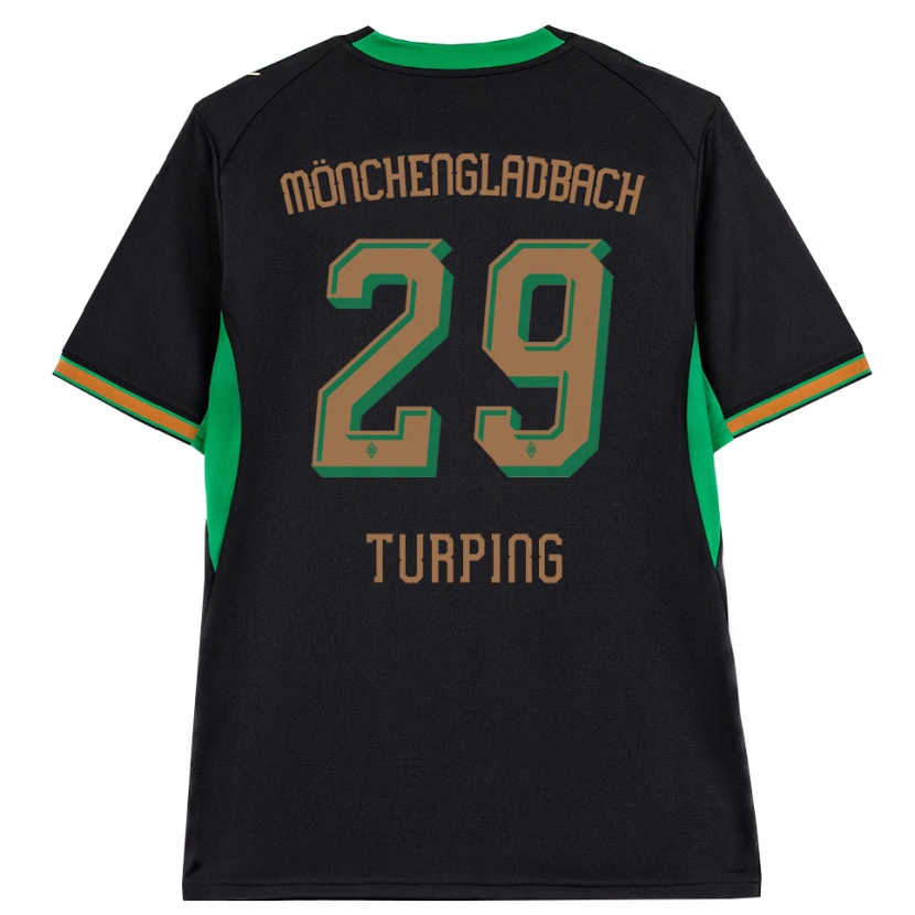 Danxen Dětské Selim Turping #29 Černá Oranžová Zelená Hnědá Daleko Hráčské Dresy 2026/27 Dres