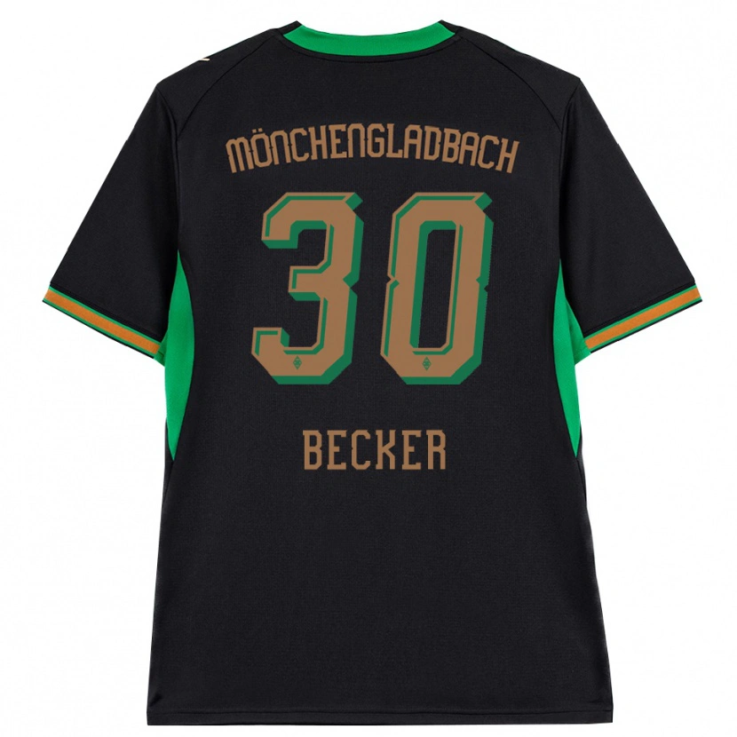 Danxen Dětské Benjamin Becker #30 Černá Oranžová Zelená Hnědá Daleko Hráčské Dresy 2026/27 Dres