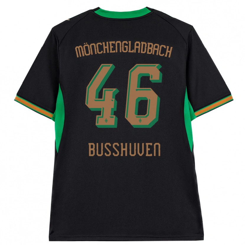 Danxen Dětské Alina Busshuven #46 Černá Oranžová Zelená Hnědá Daleko Hráčské Dresy 2026/27 Dres