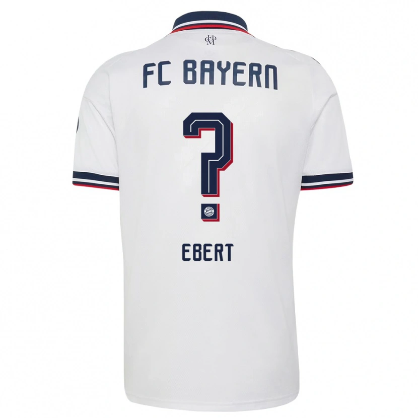 Danxen Dětské Tim Ebert #0 Šedá Bílá Červená Daleko Hráčské Dresy 2026/27 Dres