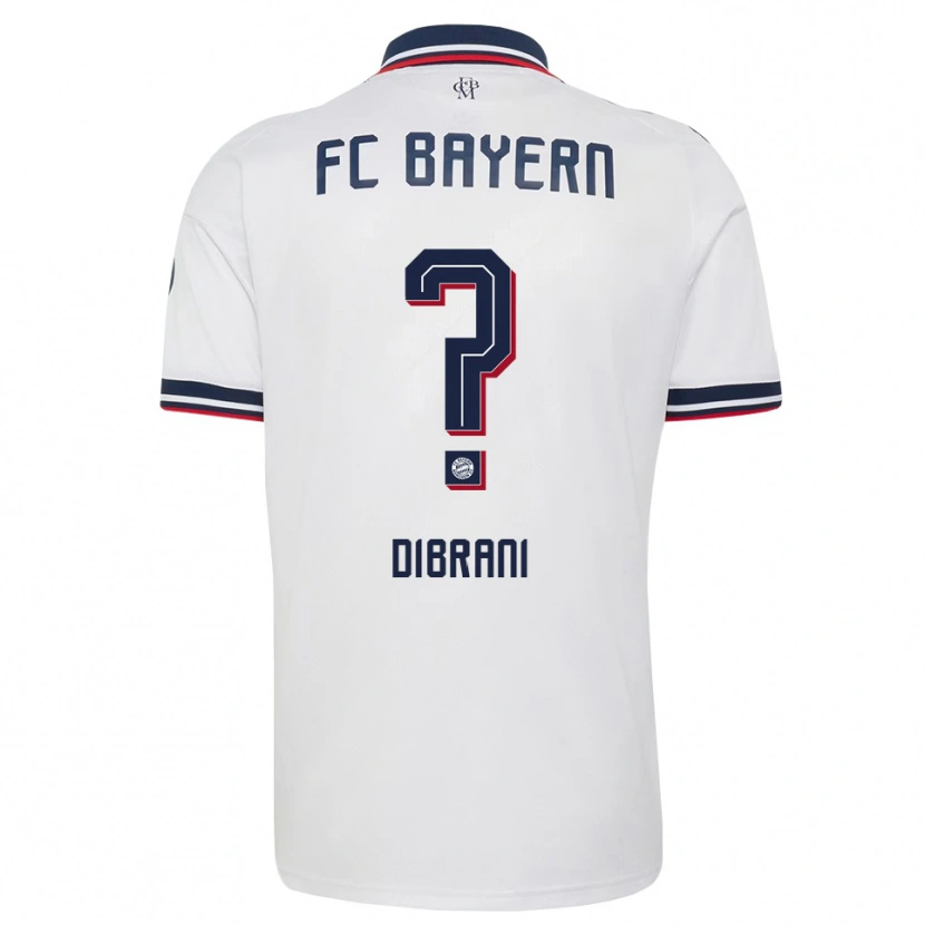 Danxen Dětské Benjamin Dibrani #0 Šedá Bílá Červená Daleko Hráčské Dresy 2026/27 Dres