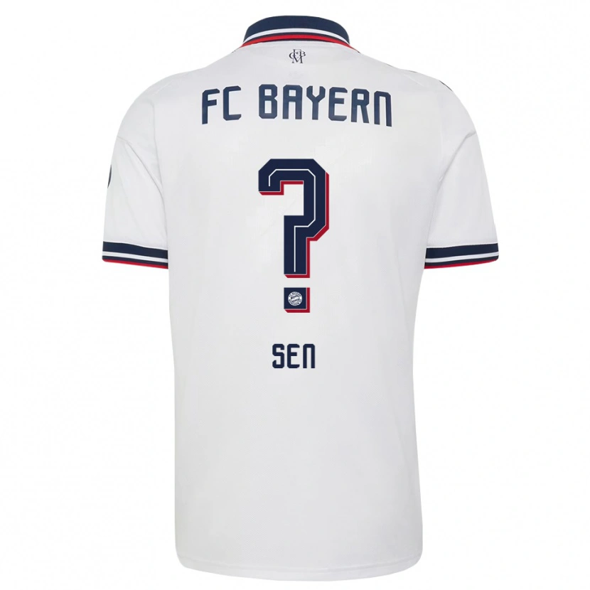 Danxen Dětské Salih Sen #0 Šedá Bílá Červená Daleko Hráčské Dresy 2026/27 Dres