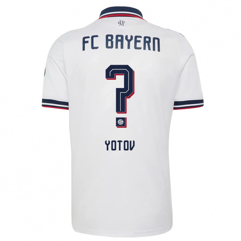 Danxen Dětské Valentin Yotov #0 Šedá Bílá Červená Daleko Hráčské Dresy 2026/27 Dres