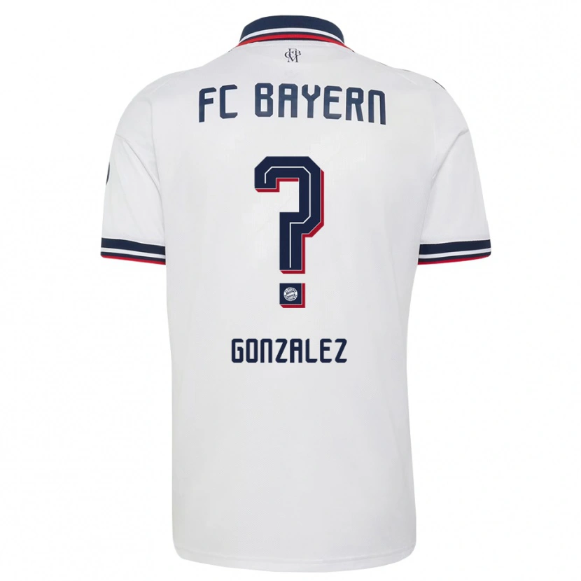 Danxen Dětské Gabriel Gonzalez #0 Šedá Bílá Červená Daleko Hráčské Dresy 2026/27 Dres