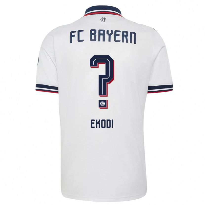 Danxen Dětské Michel Ekodi #0 Šedá Bílá Červená Daleko Hráčské Dresy 2026/27 Dres