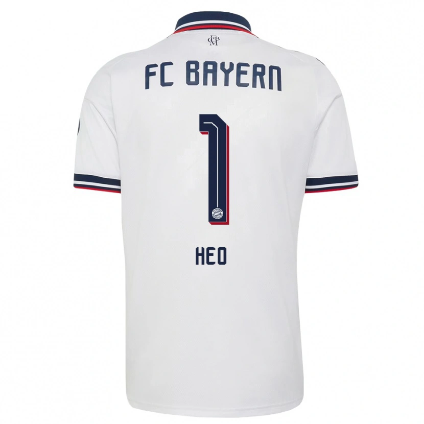 Danxen Dětské Jae-Won Heo #1 Šedá Bílá Červená Daleko Hráčské Dresy 2026/27 Dres