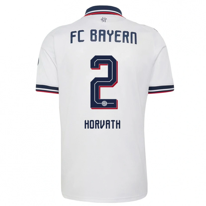 Danxen Dětské Jakob Horvath #2 Šedá Bílá Červená Daleko Hráčské Dresy 2026/27 Dres