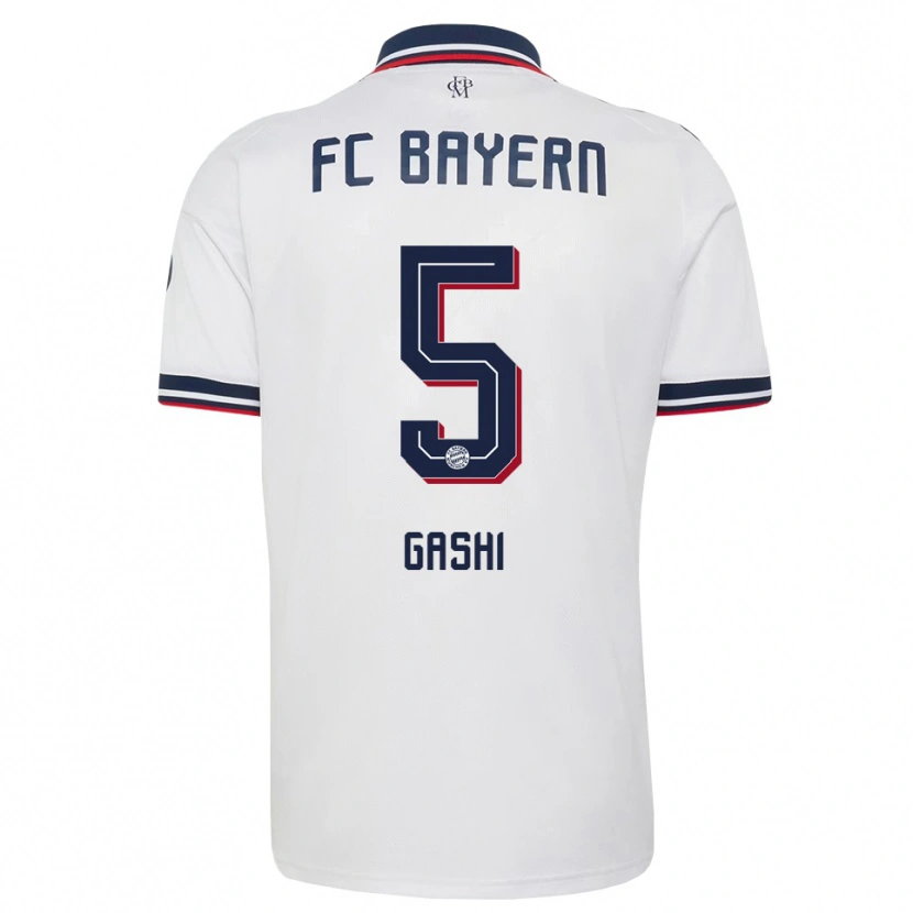 Danxen Dětské Afrim Gashi #5 Šedá Bílá Červená Daleko Hráčské Dresy 2026/27 Dres