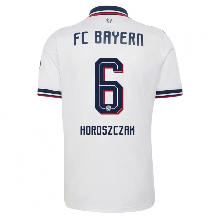 Danxen Dětské Kuba Horoszczak #6 Šedá Bílá Červená Daleko Hráčské Dresy 2026/27 Dres