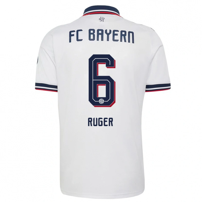 Danxen Dětské Kurt Ruger #6 Šedá Bílá Červená Daleko Hráčské Dresy 2026/27 Dres