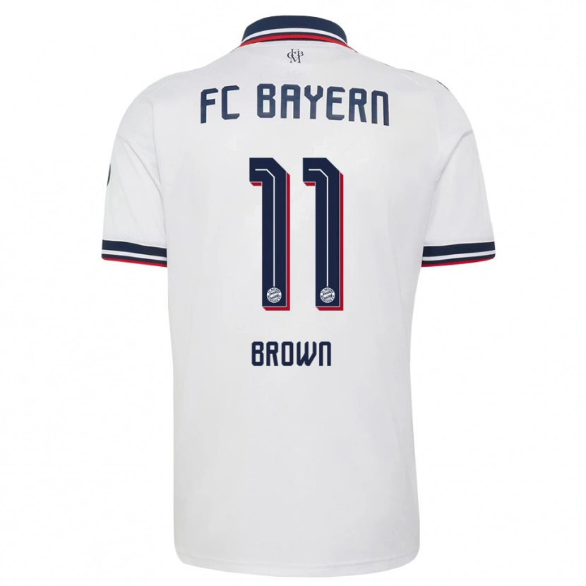 Danxen Dětské Nathaniel Brown #11 Šedá Bílá Červená Daleko Hráčské Dresy 2026/27 Dres