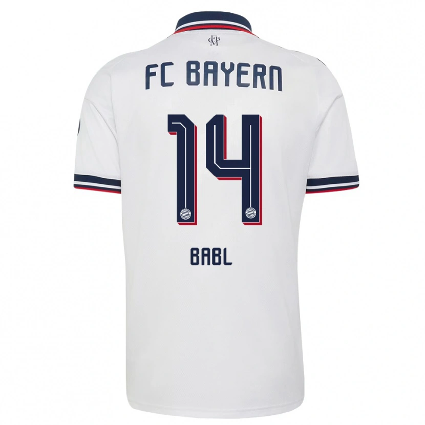 Danxen Dětské Luca Babl #14 Šedá Bílá Červená Daleko Hráčské Dresy 2026/27 Dres