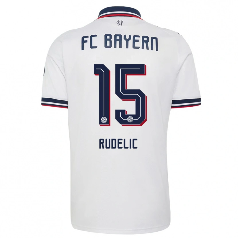 Danxen Dětské Ivana Rudelic #15 Šedá Bílá Červená Daleko Hráčské Dresy 2026/27 Dres