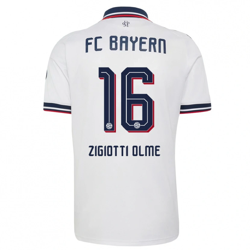 Danxen Dětské Julia Zigiotti Olme #16 Šedá Bílá Červená Daleko Hráčské Dresy 2026/27 Dres