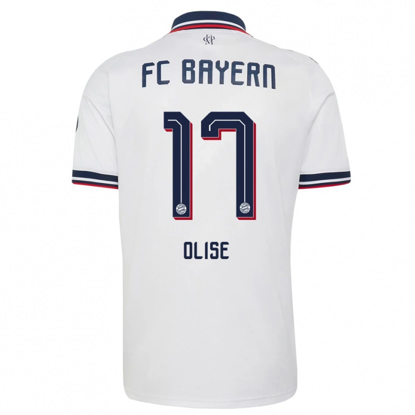 Danxen Dětské Michael Olise #17 Šedá Bílá Červená Daleko Hráčské Dresy 2026/27 Dres