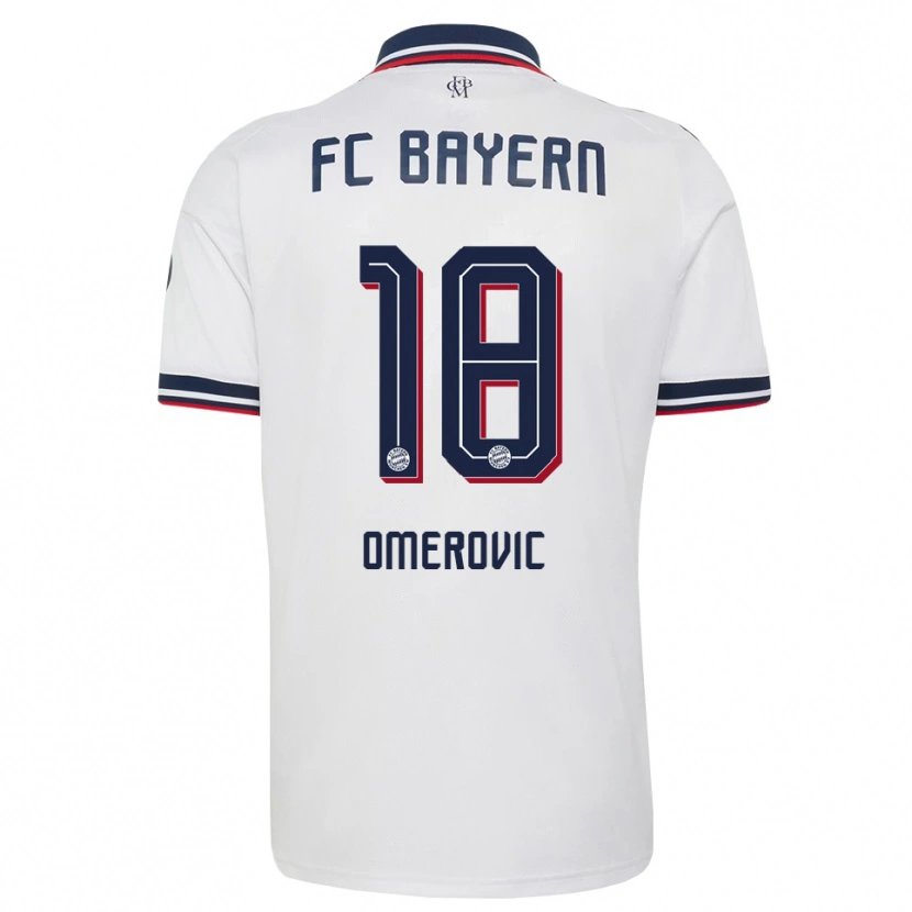 Danxen Dětské Amar Omerovic #18 Šedá Bílá Červená Daleko Hráčské Dresy 2026/27 Dres