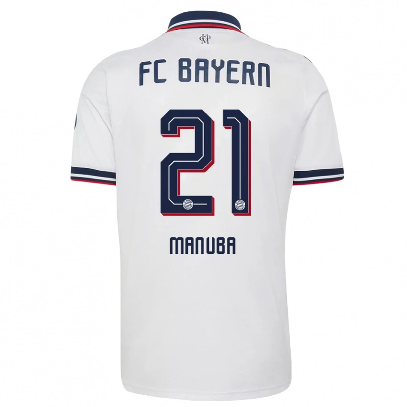 Danxen Dětské Vincent Manuba #21 Šedá Bílá Červená Daleko Hráčské Dresy 2026/27 Dres
