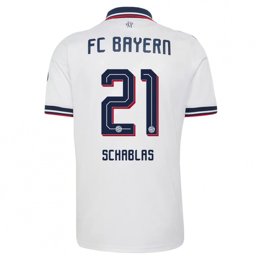 Danxen Dětské Matteo Schablas #21 Šedá Bílá Červená Daleko Hráčské Dresy 2026/27 Dres