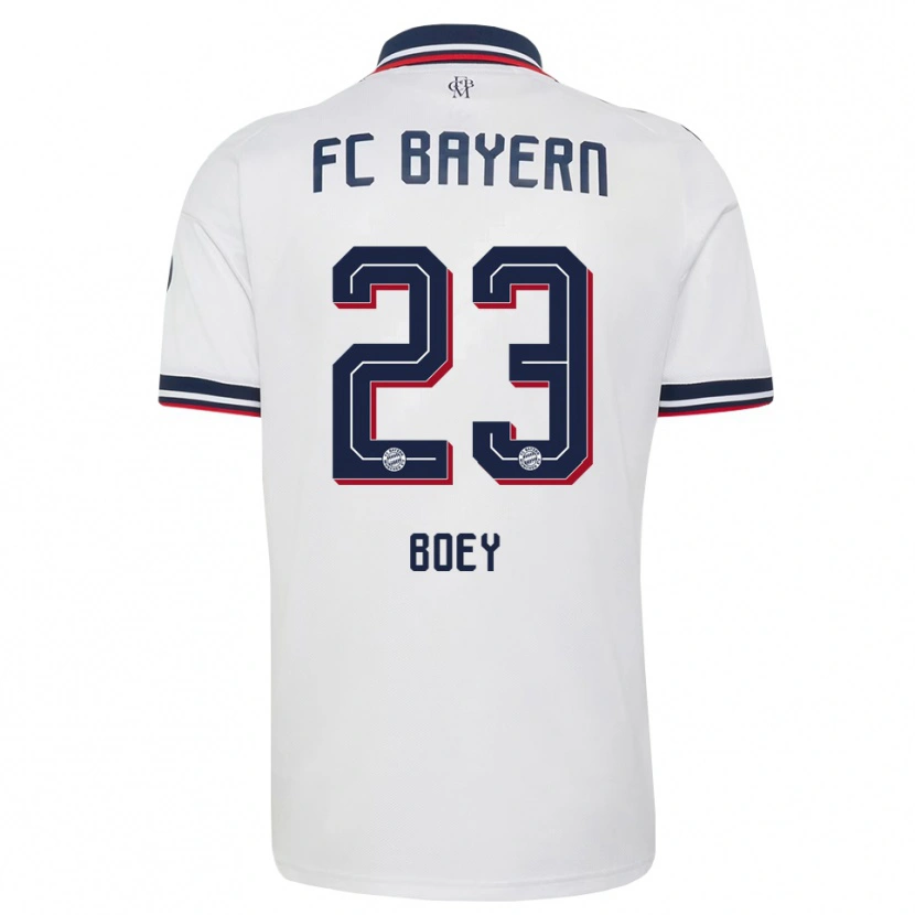 Danxen Dětské Sacha Boey #23 Šedá Bílá Červená Daleko Hráčské Dresy 2026/27 Dres