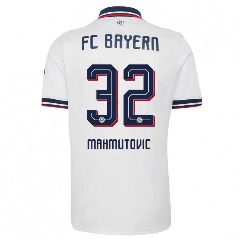 Danxen Dětské Ena Mahmutovic #32 Šedá Bílá Červená Daleko Hráčské Dresy 2026/27 Dres