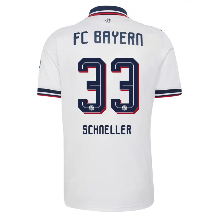 Danxen Dětské Lukas Schneller #33 Šedá Bílá Červená Daleko Hráčské Dresy 2026/27 Dres
