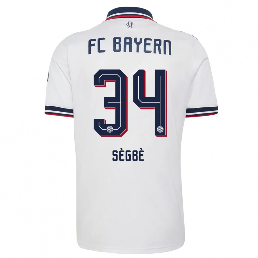 Danxen Dětské Désiré Sègbè #34 Šedá Bílá Červená Daleko Hráčské Dresy 2026/27 Dres