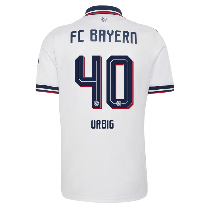 Danxen Dětské Jonas Urbig #40 Šedá Bílá Červená Daleko Hráčské Dresy 2026/27 Dres