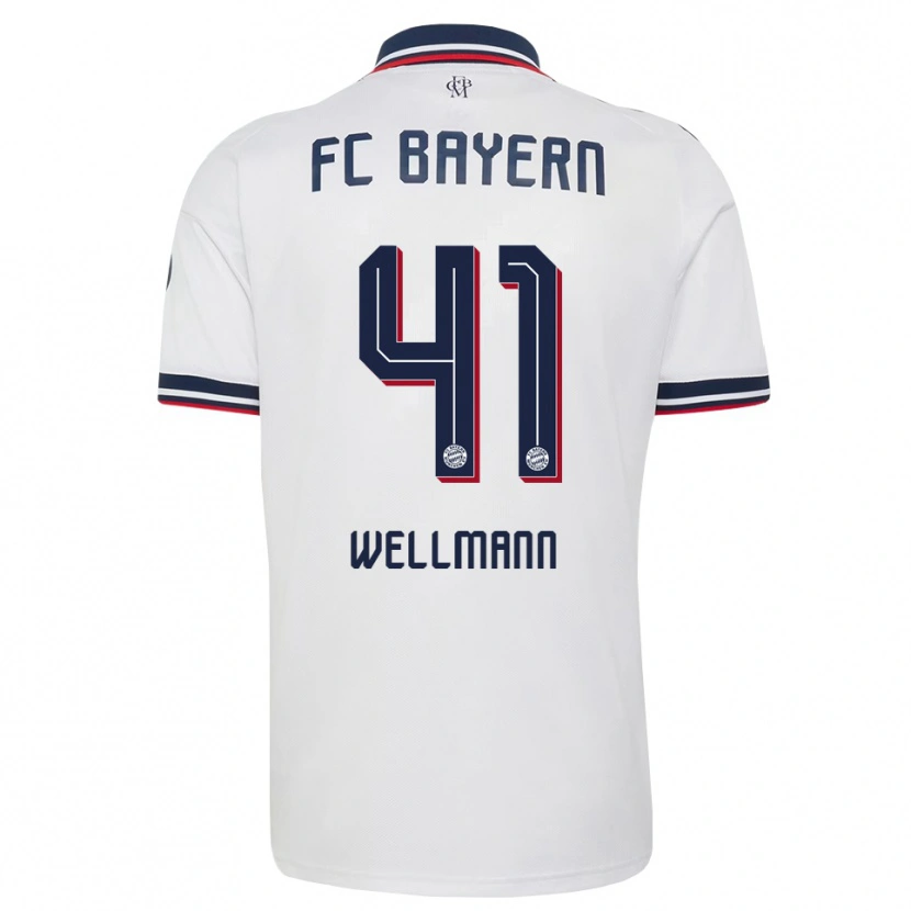 Danxen Dětské Anna Wellmann #41 Šedá Bílá Červená Daleko Hráčské Dresy 2026/27 Dres
