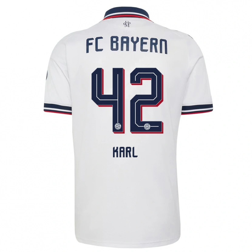 Danxen Dětské Lennart Karl #42 Šedá Bílá Červená Daleko Hráčské Dresy 2026/27 Dres
