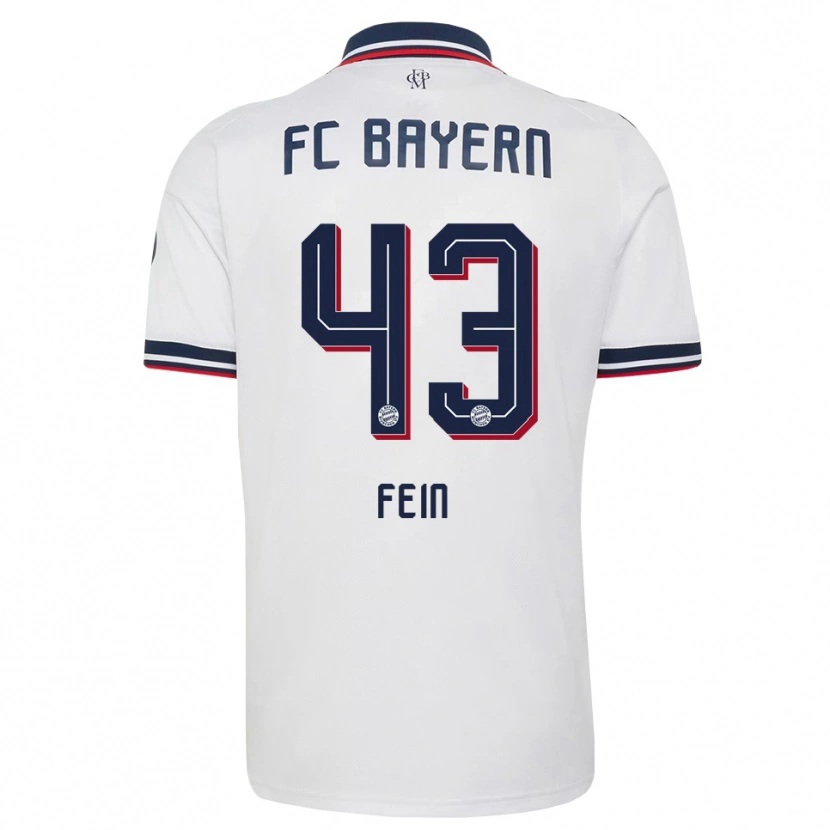 Danxen Dětské Adrian Fein #43 Šedá Bílá Červená Daleko Hráčské Dresy 2026/27 Dres