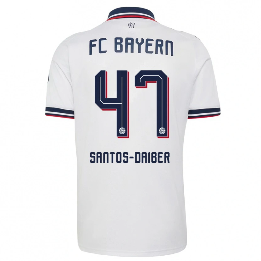 Danxen Dětské David Santos Daiber #47 Šedá Bílá Červená Daleko Hráčské Dresy 2026/27 Dres
