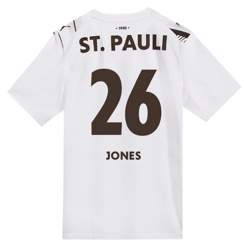 Danxen Dětské Ricky-Jade Jones #26 Káva Bílá Červená Daleko Hráčské Dresy 2026/27 Dres
