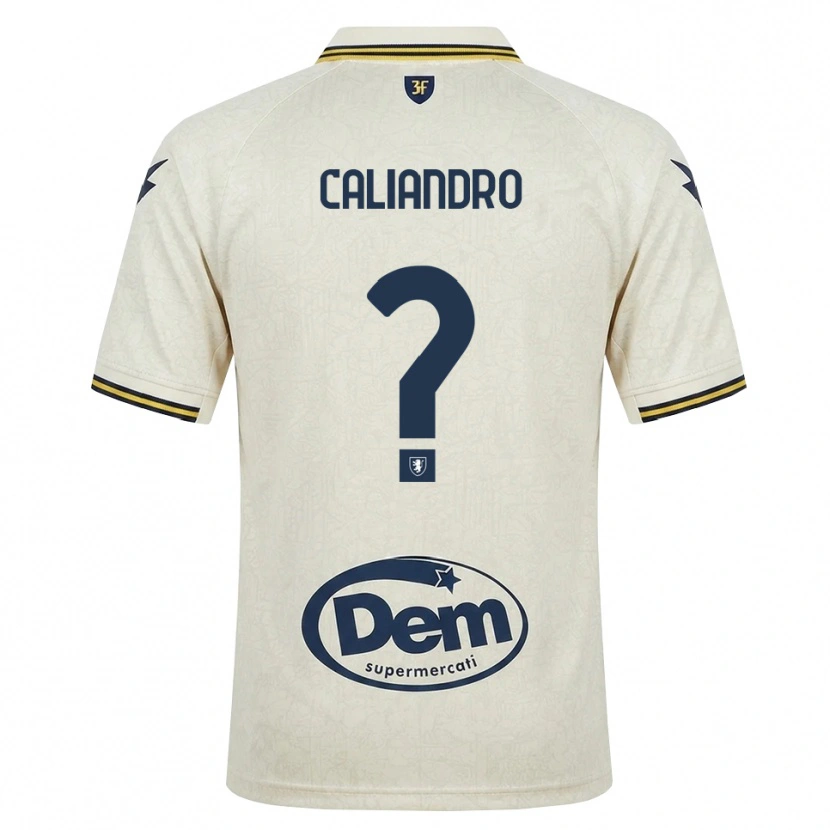 Danxen Dětské Stanislao Caliandro #0 Oldlace Žlutá Černá Daleko Hráčské Dresy 2026/27 Dres