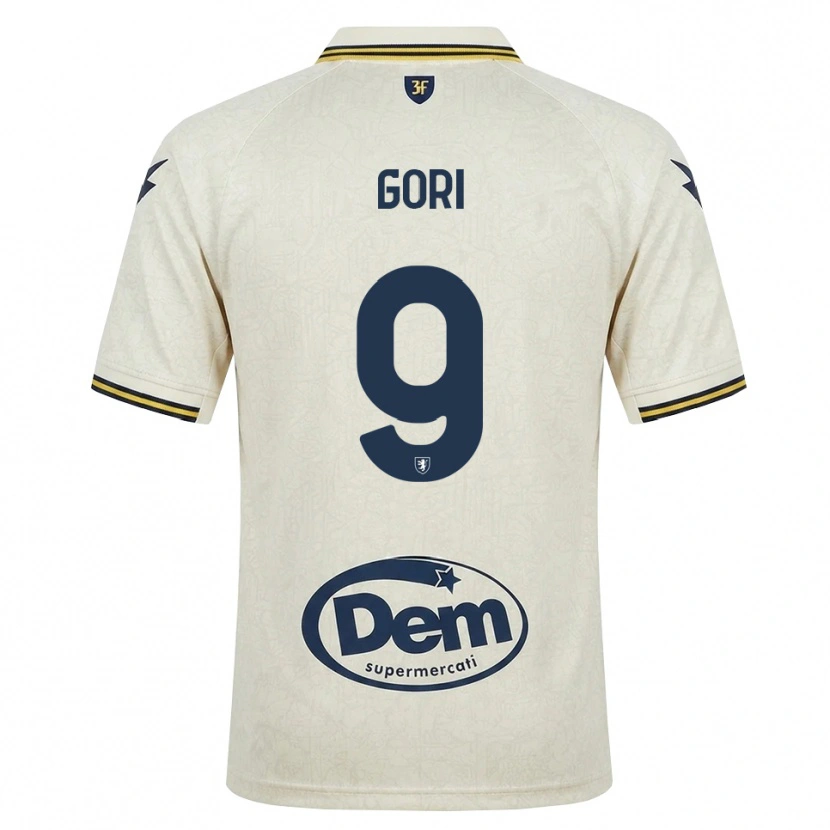 Danxen Dětské Lorenzo Gori #9 Oldlace Žlutá Černá Daleko Hráčské Dresy 2026/27 Dres