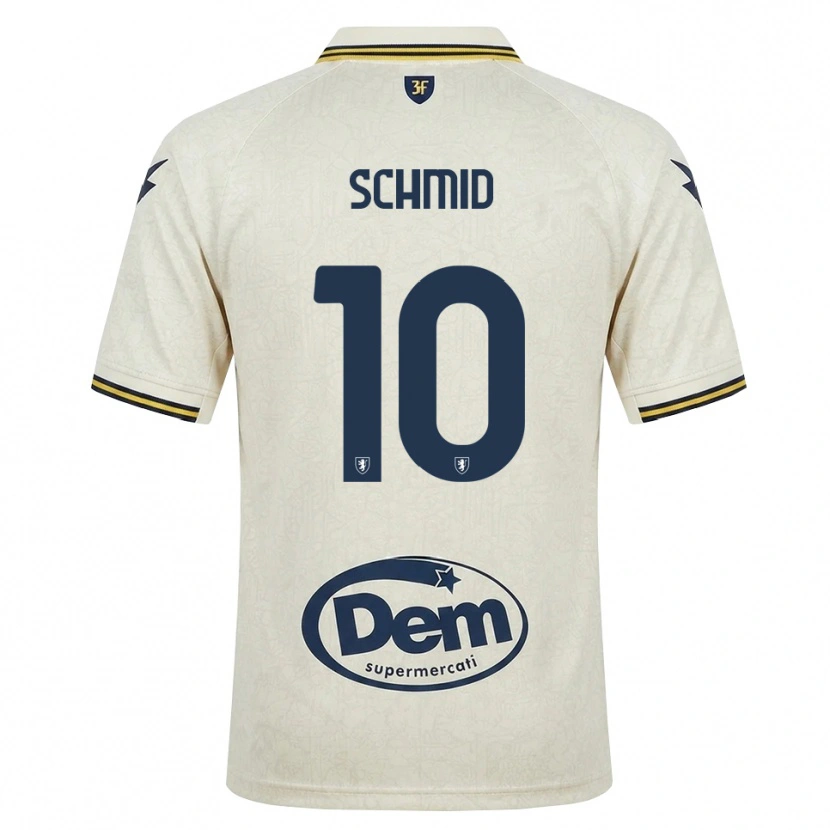 Danxen Dětské Romano Schmid #10 Oldlace Žlutá Černá Daleko Hráčské Dresy 2026/27 Dres