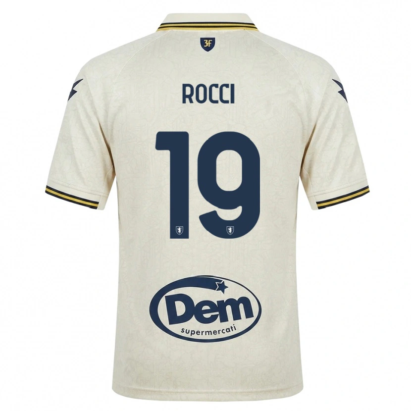 Danxen Dětské Valerio Rocci #19 Oldlace Žlutá Černá Daleko Hráčské Dresy 2026/27 Dres