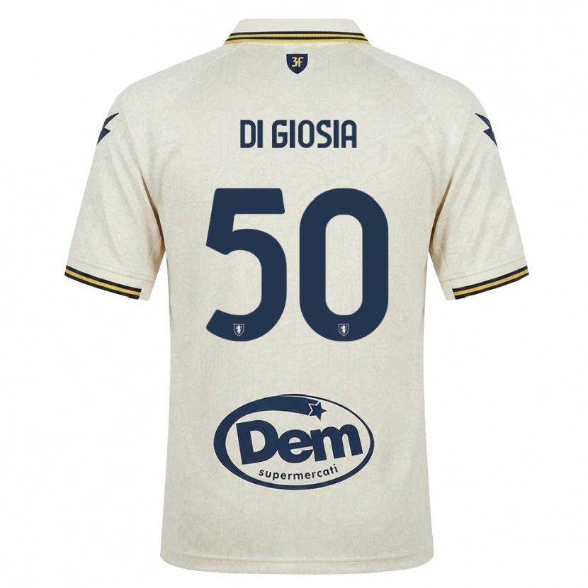 Danxen Dětské Jacopo Di Giosia #50 Oldlace Žlutá Černá Daleko Hráčské Dresy 2026/27 Dres