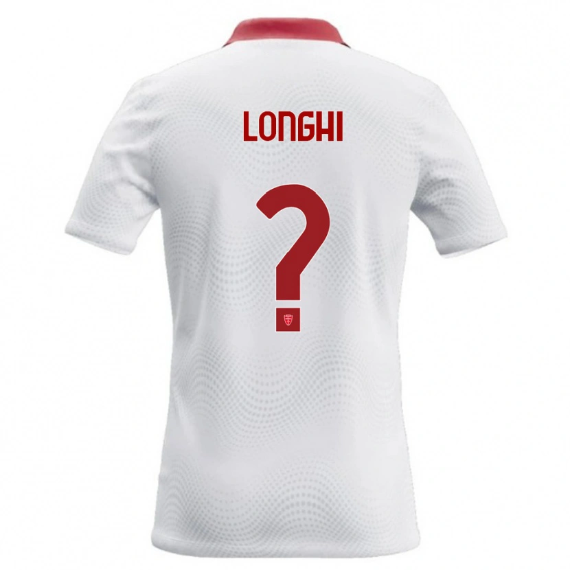 Danxen Dětské Simone Longhi #0 Bílá Červená Daleko Hráčské Dresy 2026/27 Dres