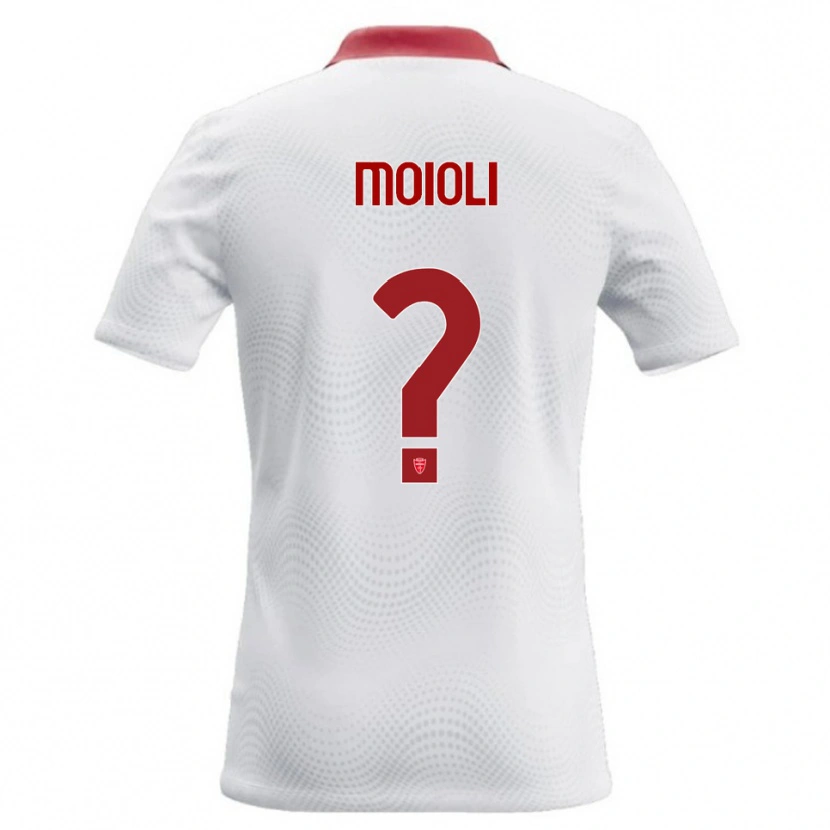 Danxen Dětské Gabriel Moioli #0 Bílá Červená Daleko Hráčské Dresy 2026/27 Dres