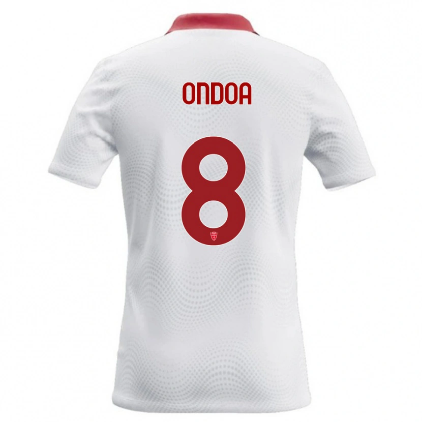 Danxen Dětské Foe Ondoa #8 Bílá Červená Daleko Hráčské Dresy 2026/27 Dres