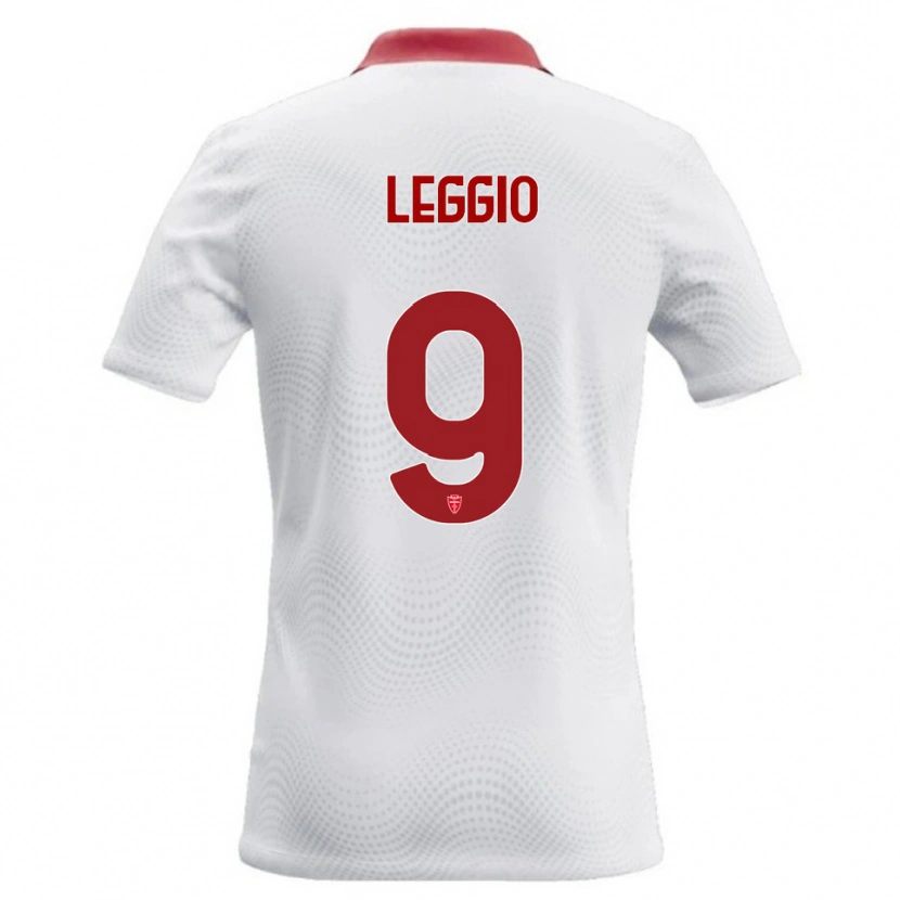 Danxen Dětské Thomas Leggio #9 Bílá Červená Daleko Hráčské Dresy 2026/27 Dres