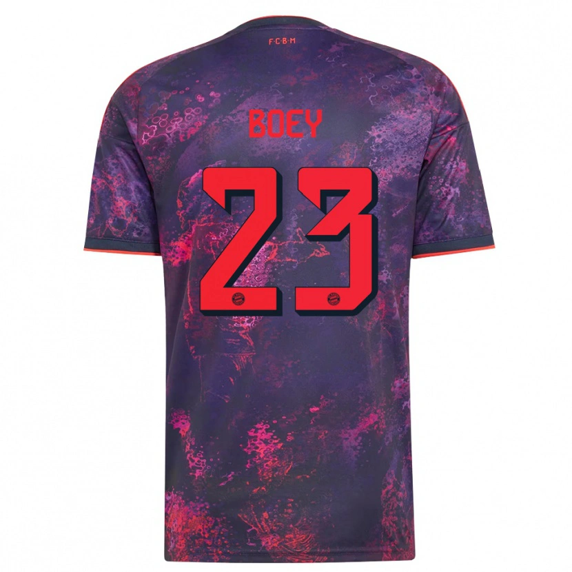 Danxen Dětské Sacha Boey #23 Fialová Červená Třetí Hráčské Dresy 2026/27 Dres