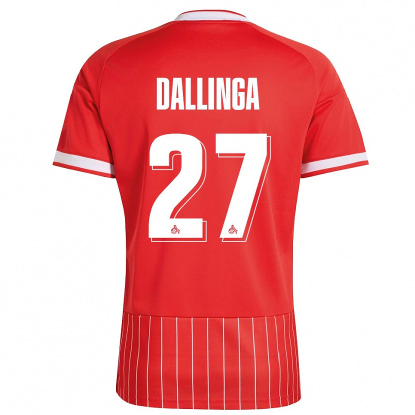 Danxen Pánské Thijs Dallinga #27 Červená Bílá Zelená Daleko Hráčské Dresy 2026/27 Dres