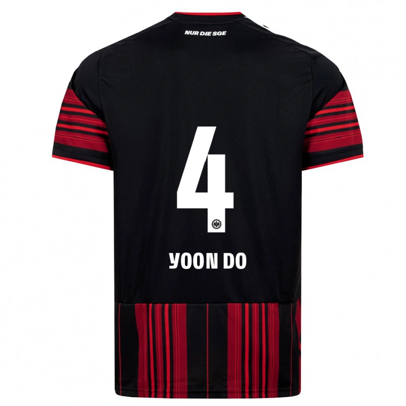 Danxen Pánské Yoon-Do Kim #4 Černá Červená Bílá Domů Hráčské Dresy 2026/27 Dres
