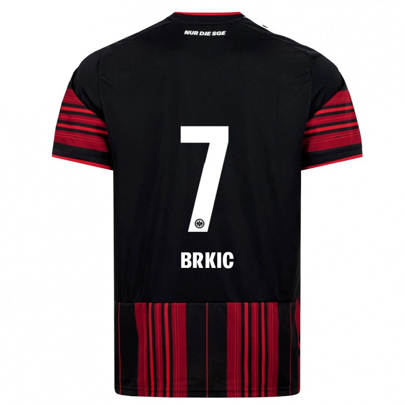 Danxen Pánské Said Brkic #7 Černá Červená Bílá Domů Hráčské Dresy 2026/27 Dres