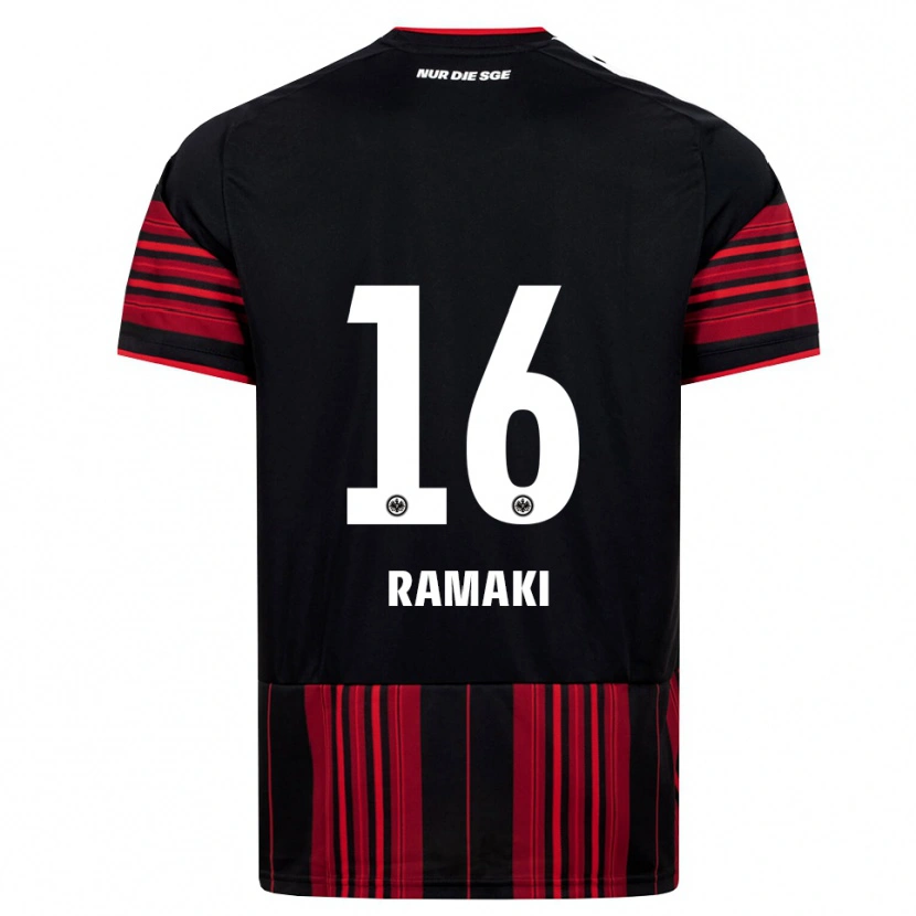 Danxen Pánské Davyd Ramaki #16 Černá Červená Bílá Domů Hráčské Dresy 2026/27 Dres