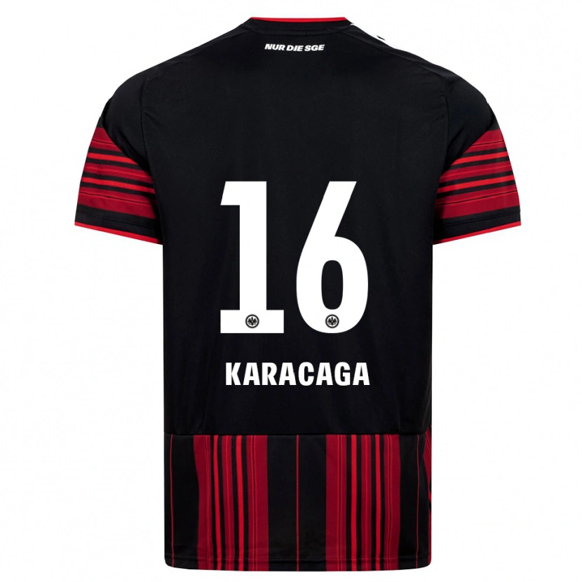 Danxen Pánské Tom Karacaga #16 Černá Červená Bílá Domů Hráčské Dresy 2026/27 Dres