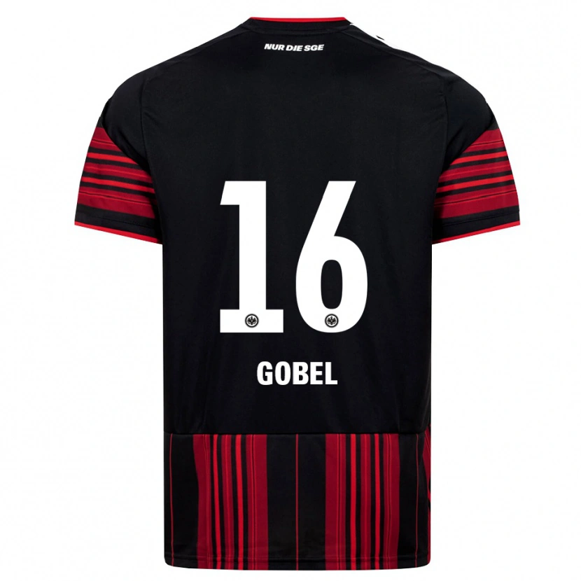 Danxen Pánské Marlon Göbel #16 Černá Červená Bílá Domů Hráčské Dresy 2026/27 Dres